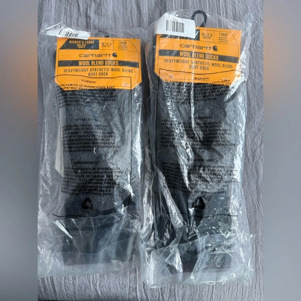 Carhartt wool blend boot socks (2 pairs)